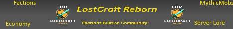 LostCraft Reborn banner LostCraft Reborn Minecraft server banner