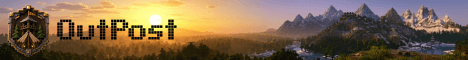 OutPost banner OutPost Minecraft server banner