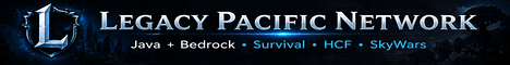 Legacy Pacific banner Legacy Pacific Minecraft server banner