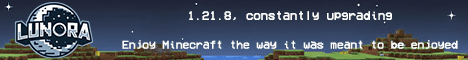 LunoraSMP banner LunoraSMP Minecraft server banner