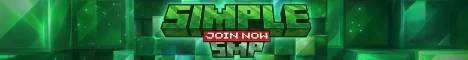 Simple SMP banner Simple SMP Minecraft server banner
