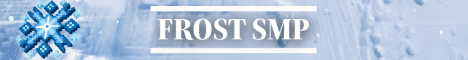 FrostSMP banner FrostSMP Minecraft server banner