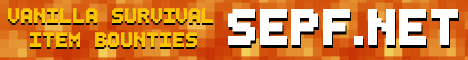 Sepf.net banner Sepf.net Minecraft server banner