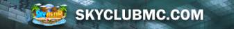 SkyClub banner SkyClub Minecraft server banner