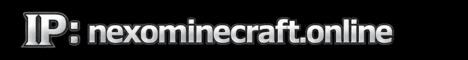 NexoMC banner NexoMC Minecraft server banner