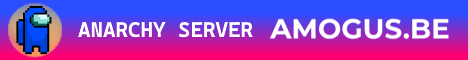 amogus.be banner amogus.be Minecraft server banner