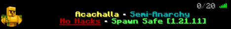 Acachalla banner Acachalla Minecraft server banner
