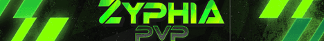 Zyphia PvP banner Zyphia PvP Minecraft server banner