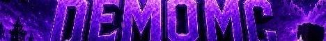 DemoMC banner DemoMC Minecraft server banner