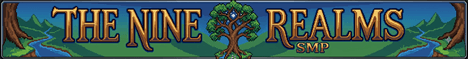 Nine Realms banner Nine Realms Minecraft server banner