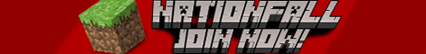 NationFall banner NationFall Minecraft server banner