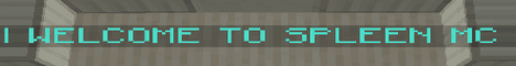 Spleen MC banner Spleen MC Minecraft server banner
