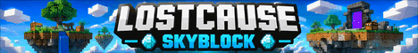 Lostcausesky banner Lostcausesky Minecraft server banner