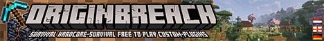 OriginBreach banner OriginBreach Minecraft server banner
