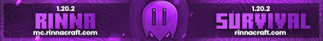 Rinna Craft banner Rinna Craft Minecraft server banner