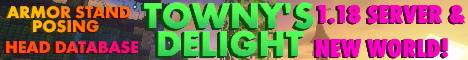 Townys Delight banner Townys Delight Minecraft server banner