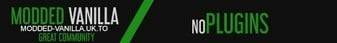 Modded Vanilla banner Modded Vanilla Minecraft server banner