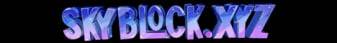 Skyblock.XYZ banner Skyblock.XYZ Minecraft server banner