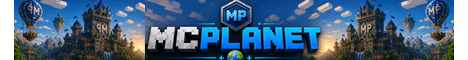 MCPlanet banner MCPlanet Minecraft server banner