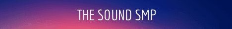 Sound SMP banner Sound SMP Minecraft server banner