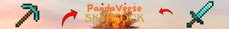 PandaVerse banner PandaVerse Minecraft server banner