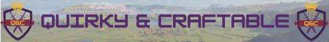 Quirky & Craftable banner Quirky & Craftable Minecraft server banner