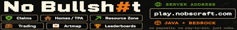 NobsCraft banner NobsCraft Minecraft server banner