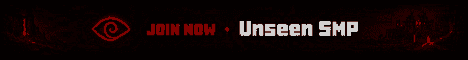 Unseen SMP banner Unseen SMP Minecraft server banner