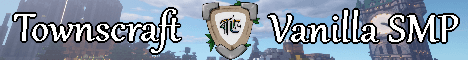 Townscraft banner Townscraft Minecraft server banner
