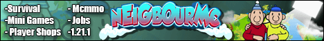 NeighbourMC banner NeighbourMC Minecraft server banner