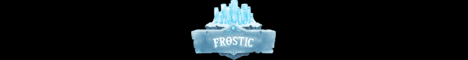 Frostic MC banner Frostic MC Minecraft server banner