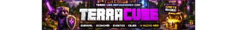 Terracube banner Terracube Minecraft server banner