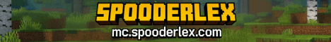 SpooderLex SMP banner SpooderLex SMP Minecraft server banner