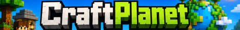 CraftPlanet banner CraftPlanet Minecraft server banner