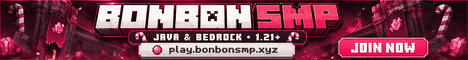 BonBon SMP banner BonBon SMP Minecraft server banner