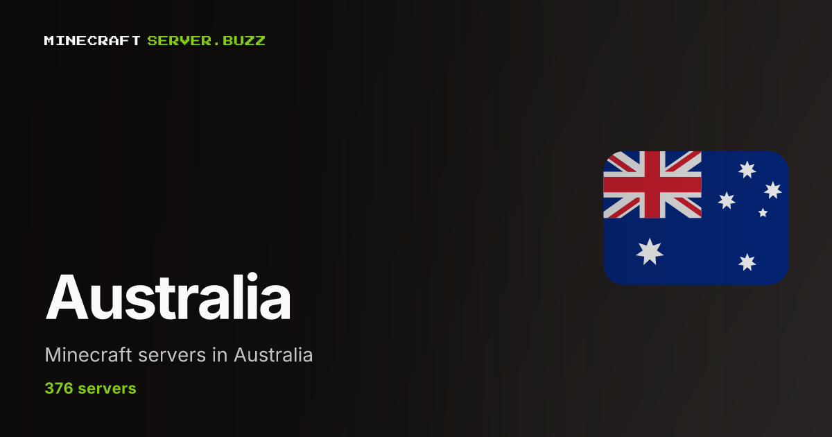 Best Minecraft Servers in Australia (2026) — By Votes