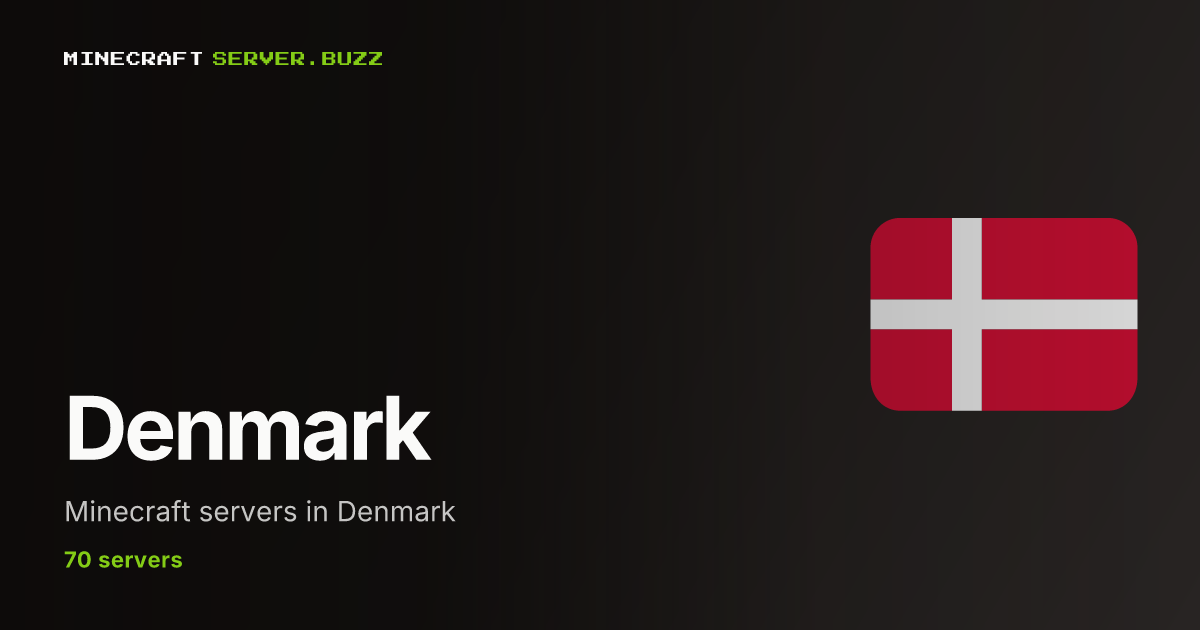 Minecraft Servers in Denmark (2026) by Votes - Server List