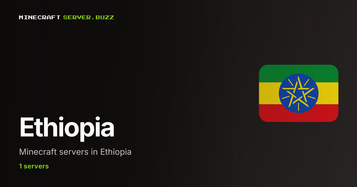 Minecraft Servers in Ethiopia (2026) by Votes - Server List