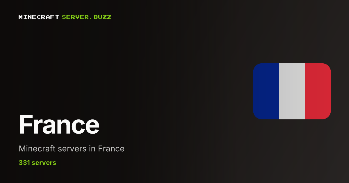 Minecraft Servers in France (2026) by Votes - Server List