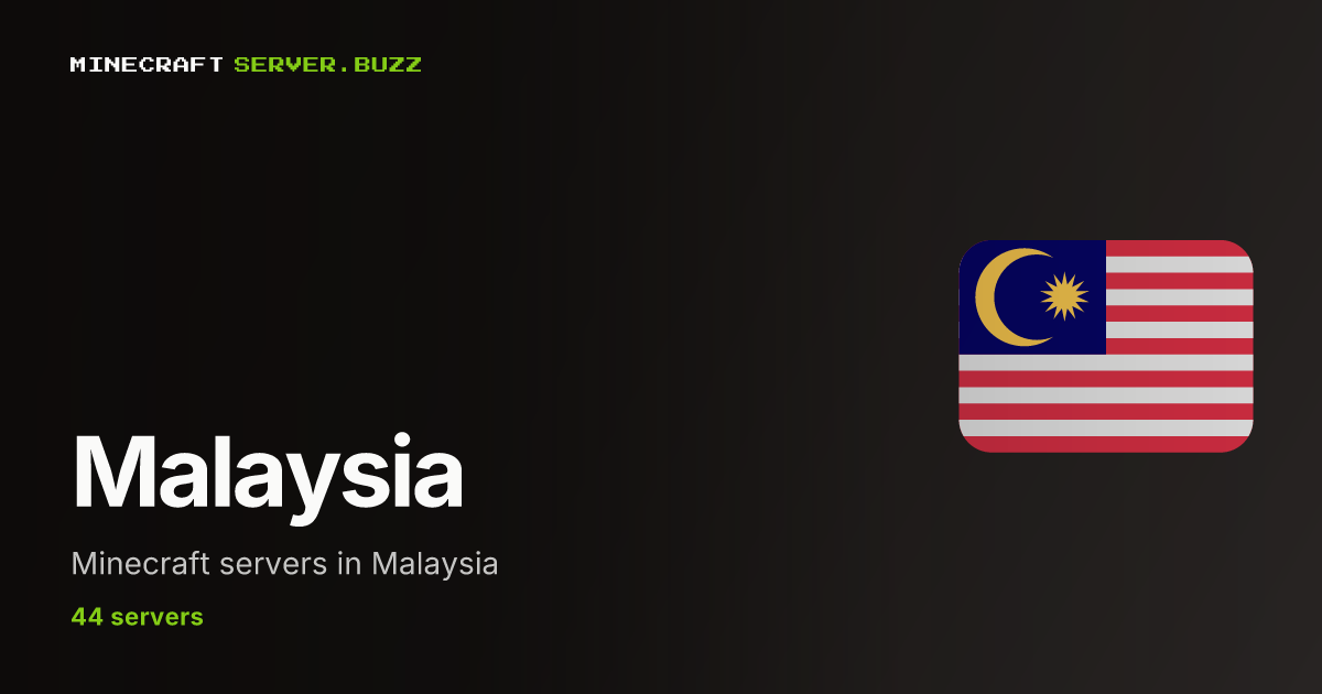 Minecraft Servers in Malaysia (2026) by Votes - Server List