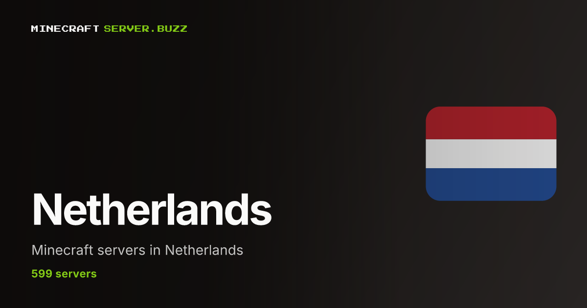 Minecraft Servers in Netherlands (2026) by Votes - Server List