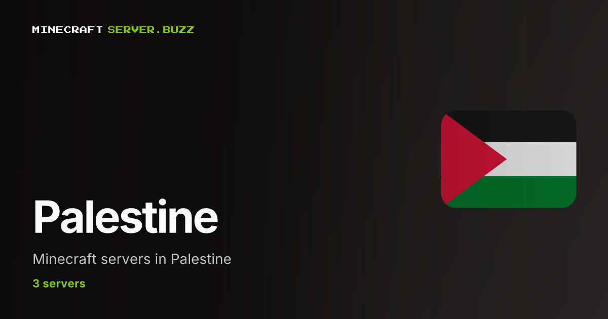 Minecraft Servers in Palestine (2026) by Votes - Server List