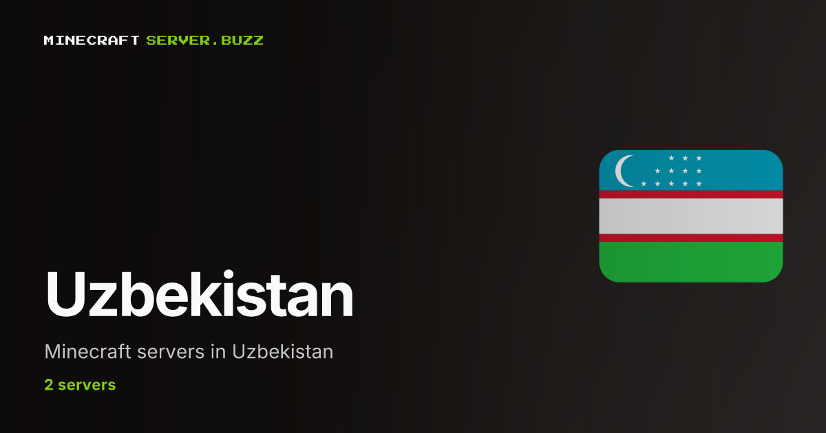 Minecraft Servers in Uzbekistan with most Players Online