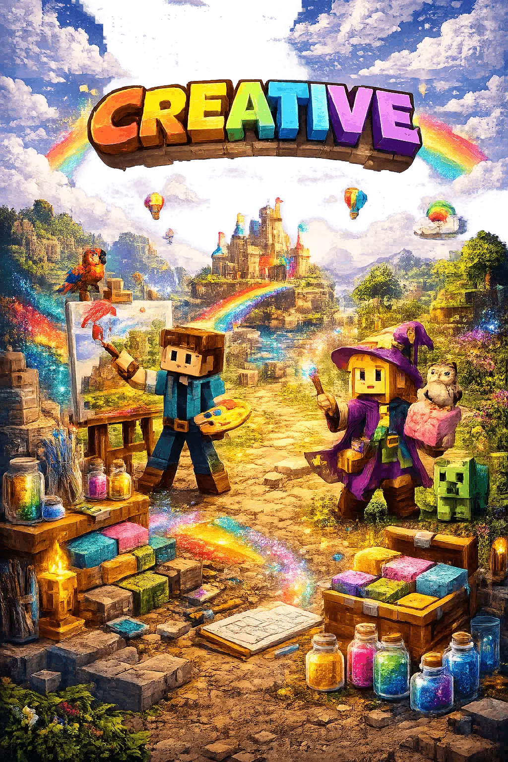 Creative Minecraft servers — multiplayer Creative server list with votes, IPs & live player counts