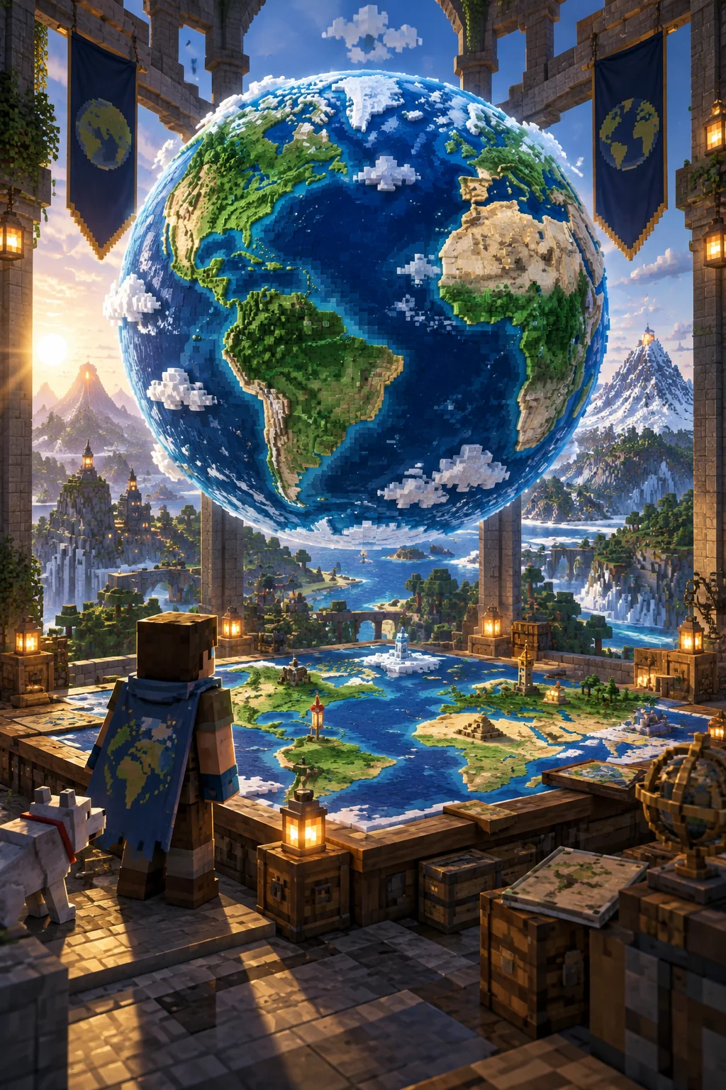 Earth Minecraft servers — illustration for Earth multiplayer server list