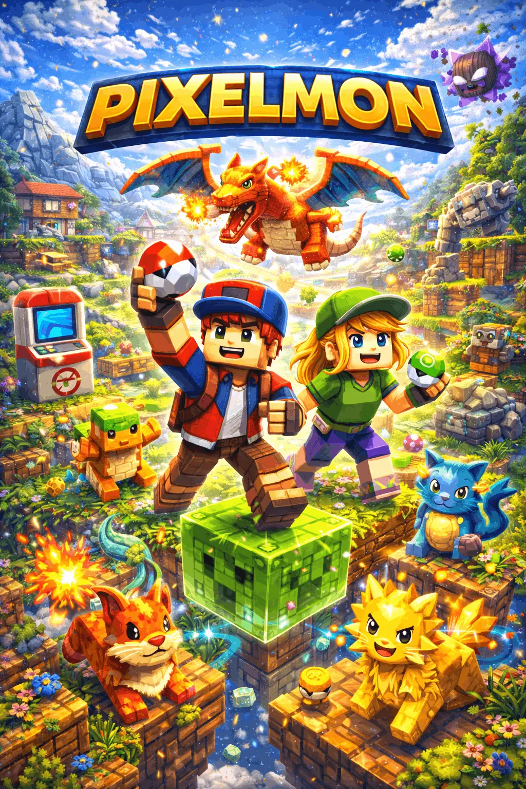 Pixelmon Minecraft servers — multiplayer Pixelmon server list with votes, IPs & live player counts