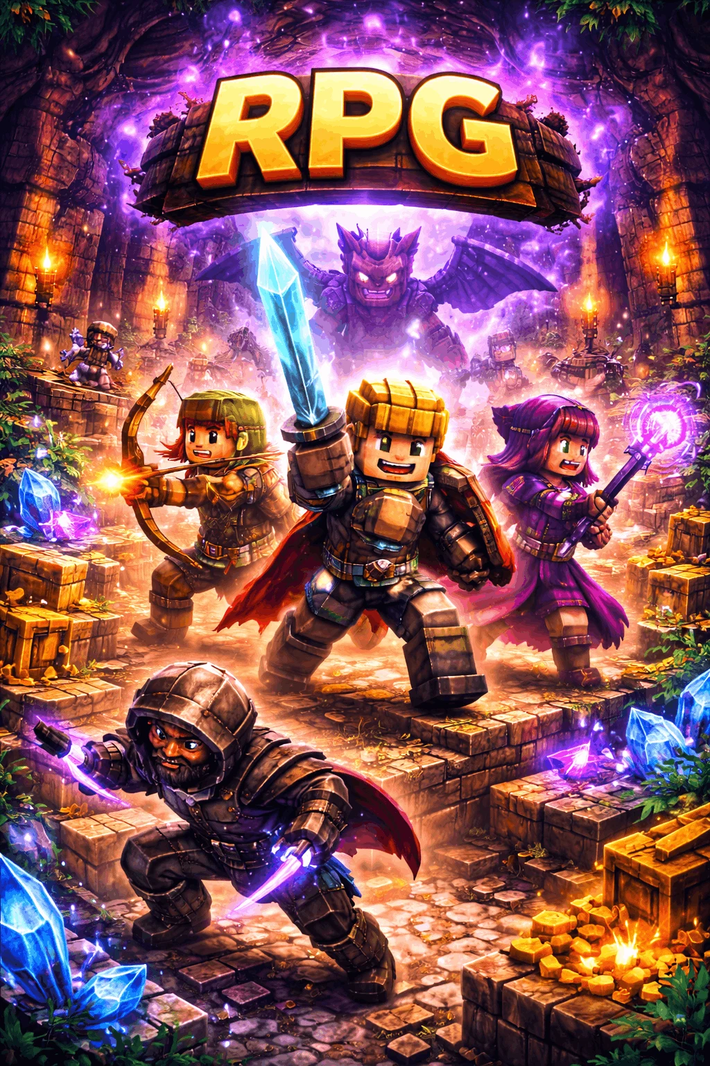 RPG Minecraft servers — multiplayer RPG server list with votes, IPs & live player counts