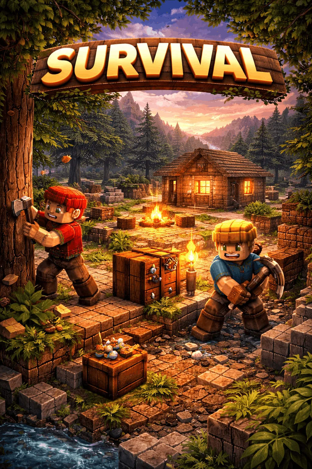 Survival Minecraft servers — multiplayer Survival server list with votes, IPs & live player counts