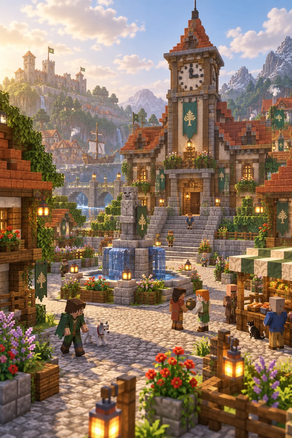 Towny Minecraft servers — illustration for Towny multiplayer server list