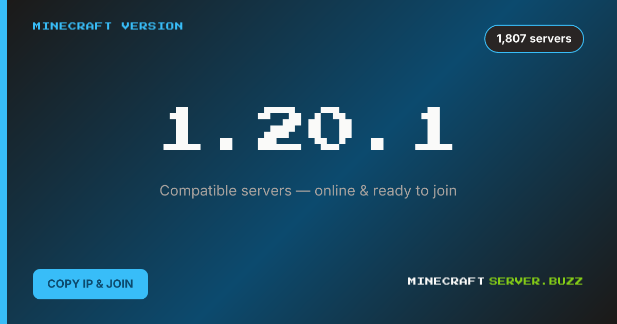 Minecraft 1.20.1 Servers — Server List